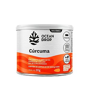 Curcuma 60 Cápsulas 500mg Ocean Drop
