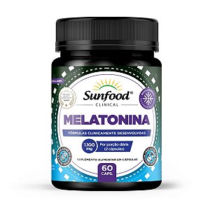 Melatonina 1100mg 60 Cápsulas Sunfood