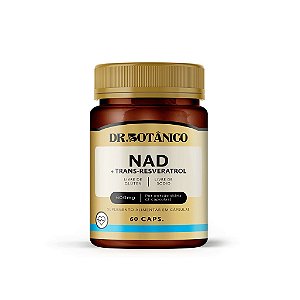 Nad + Trans-Resveratrol 60 Cápsulas 600mg Dr Botânico
