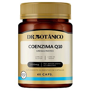 Coenzima Q10 Ubiquinona 200mg 60 Cápsulas Dr Botânico