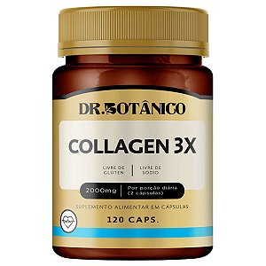 Collagen 3x 2000mg 120 Cápsulas Dr Botânico