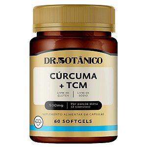 Curcuma + Oleo Tcm 500mg 60 Softgels Dr Botânico