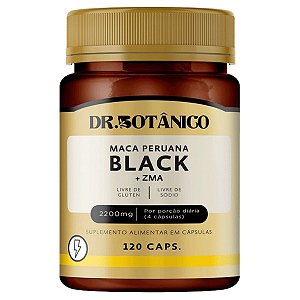 Maca Peruana Black 2200mg 120 Cápsulas Dr Botânico