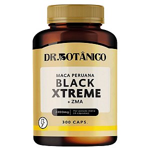 Maca Peruana Black Xtreme 2200mg 300 Cápsulas Dr Botânico