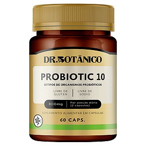 Probiotic 10 800mg 60 Cápsulas Dr Botânico