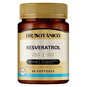 Resveratrol 1000mg 60 Softgels Dr Botânico