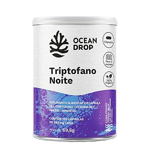 Triptofano Noite 120 Caps 580mg Ocean Drop