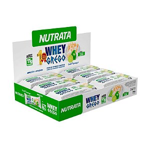 Whey Grego Bar Torta De Limao 40g Display 12 Unid Nutrata