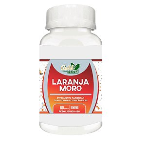 Laranja Moro + Vitamina C 60 Cápsulas 500mg Gold Green