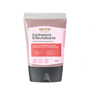 Mascara Facial Argila Rosa Iluminadora E Revitalizante 130g