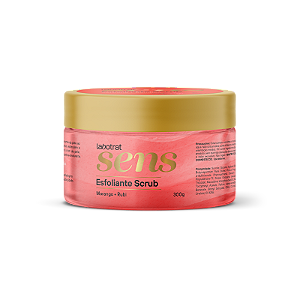 Esfoliante Scrub Morango E Rubi Sens 300g Labotrat