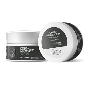 Pomada Modeladora Molhada Barba E Cabelo 90g Mr. Thomas