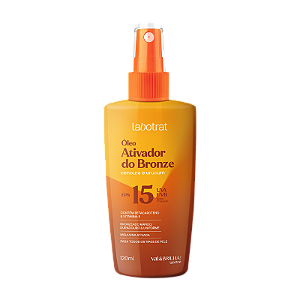 Óleo Ativador Do Bronze Fps15 Vai&Brilha 120ml Labotrat