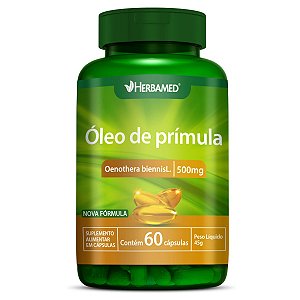 Oleo De Primula 60 Capsulas 500mg Herbamed