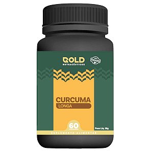 Cúrcuma Longa Vegana 60 Comprimidos Gold Nutracêuticos
