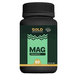 Magnésio Treonato Vegano 60 Comprimidos Gold Nutracêuticos