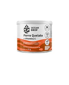 Ferro Quelato 60 Cápsulas  400mg Ocean Drop