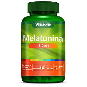 Melatonina 210mcg 60 Cápsulas Herbamed