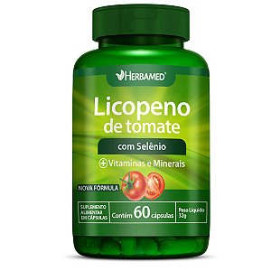Licopeno De Tomate 60 Cápsulas Herbamed