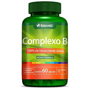 Complexo B 60 Cápsulas Herbamed