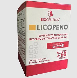 Licopeno De Tomate 60 Cápsulas Biocêutica