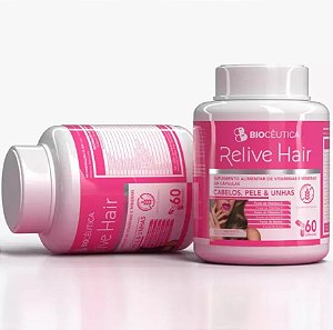 Relive Hair 60 Cápsulas Biocêutica