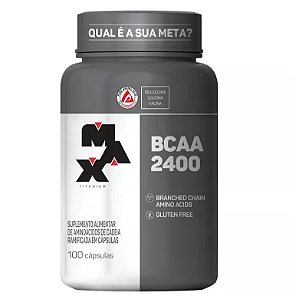 Bcaa 2400 100 Cápsulas Max Titanium