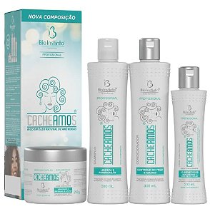 Kit Capilar Cacheamos 4 Itens Bio Instinto