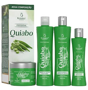 Kit Capilar Quiabo 4 Itens Bio Iinstinto