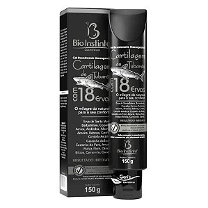 Gel Cartilagem De Tubarão 18 Ervas  150g Bio Instinto