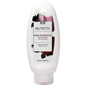 Gel de Limpeza Facial Rosa Mosqueta 120ml Natuflores