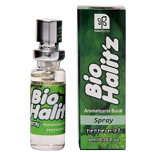 Aromatizante Bucal Spray Pepermint Bio Halitz 6ml Natuflores