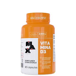 Vitamina D3 60 Capsulas Max Titanium