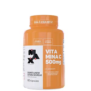 Vitamina C 500Mg 60 Capsulas Max Titanium