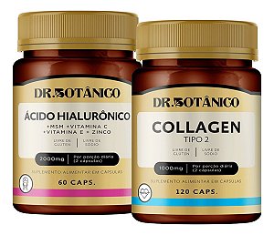 Kit Beleza Pele Jovem Ácido Hialurônico + Collageno Tipo 2