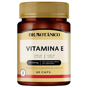 Vitamina E 1000Mg 60 Cápsulas Dr. Botânico