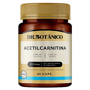 Acetilcarnitina 100Mg 60 Cápsulas Dr Botânico