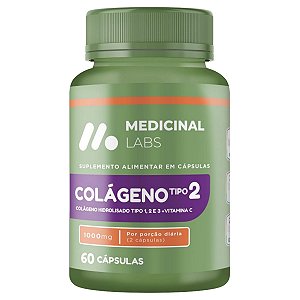 Colágeno Tipo 2 100mg 60 Cápsulas Medicinal Labs