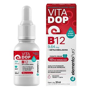 Vitadop B12 9,64 Mcg 20Ml Frutas Vermelhas ElementoPuro
