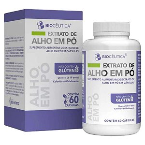 Extrato de Alho 60 Cápsulas Biocêutica