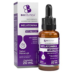Melatonina Sabor Maracujá 20 ml Biocêutica
