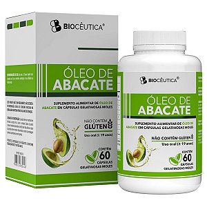 Óleo de Abacate 60 Cápsulas Dr. Botânico