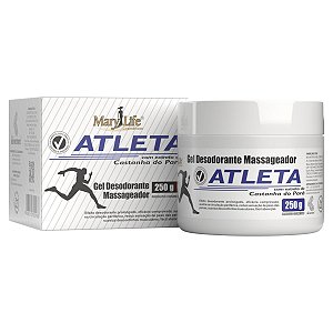 Gel Desodorante Massageador Atleta 250g Mary Life