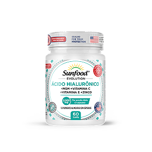 Ácido Hialurônico 2000mg 60 Caps Sunfood Evolution