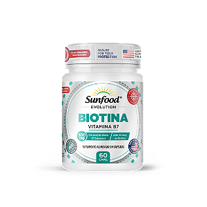 Biotina 500mg 60 Caps Sunfood Evolution