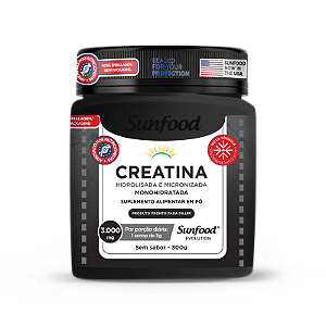 Creatina Monohidratada 300Mg 300g Sunfood Evolution