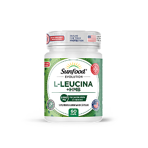 L-Leucina + HMB 2000Mg 60 Caps Sunfood Evolution