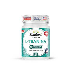L-Teanina 400mg 60 Cápsulas Sunfood Evolution