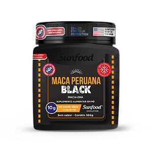 Maca Peruana Black (Maca+ZMA) 300g Sunfood Evolution