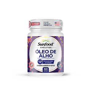 Óleo de Alho 1000mg 60 Softgels Sunfood Evolution